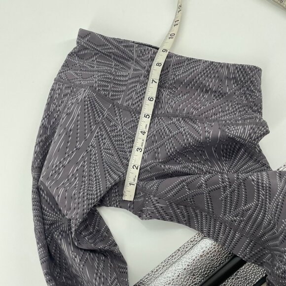 Sweaty Betty Power Pocket Workout 7/8 Leggings Moonrock Purple Palm Womens XS - Picture 6 of 11